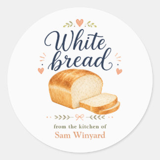 Homemade White Bread Kitchen Label