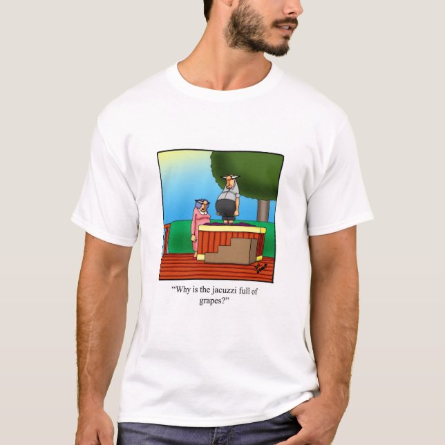 Homemade Wine Humour Tee Shirt For Him (Front)