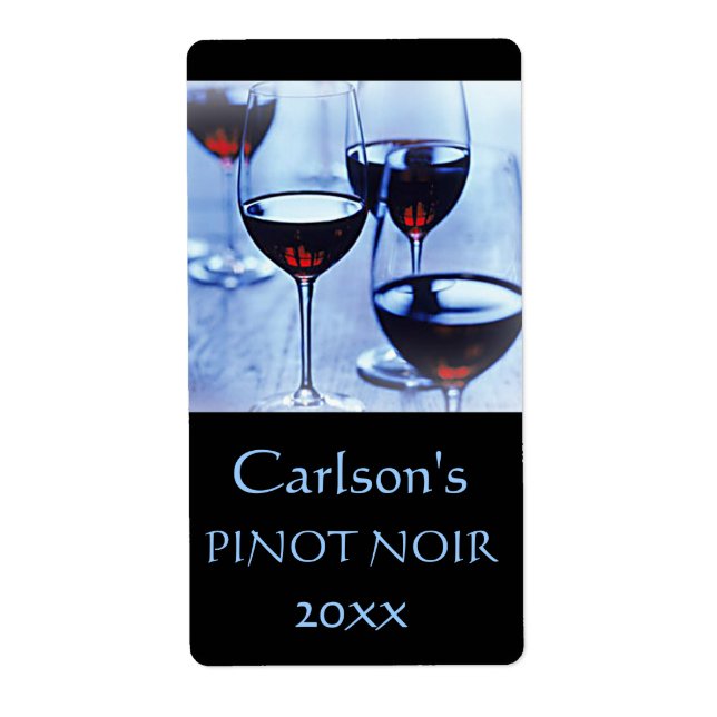 Homemade Wine Labels (Vertical) (Front)