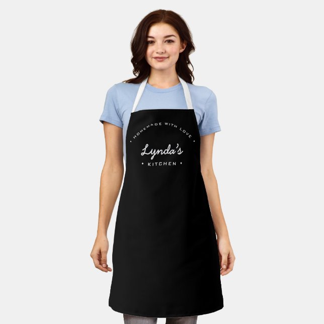 Homemade with Love Custom Kitchen Apron (Worn)