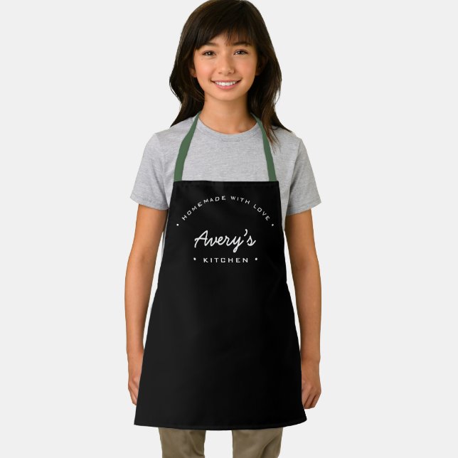 Homemade with Love Custom Kitchen Kid's Apron (Insitu)