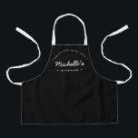 Homemade with Love Custom Your Kitchen Apron<br><div class="desc">Let's get baking. Customize the Name on this personalized apron. Seen here in red. Stylish typography style treatment. Encourage the sweet baker in your life with a special gift. Perfect for baking those holiday Christmas cookies. Featuring the words "Homemade with love" for a unique kitchen apron. black apron with white...</div>