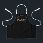 Homemade with Love Custom Your Kitchen Apron<br><div class="desc">Let's get baking. Customize the Name on this personalized apron. Seen here in red. Stylish typography style treatment. Encourage the sweet baker in your life with a special gift. Perfect for baking those holiday Christmas cookies. Featuring the words "Homemade with love" for a unique kitchen apron. black apron with white...</div>