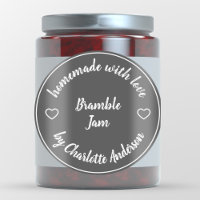 Homemade with Love | Heart Jam Chalk Black Modern