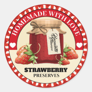 Homemade With Love Preserves and Jams Sticker