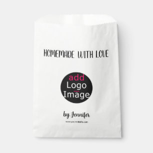 Homemade With Love Professional Customizable Logo Favour Bag