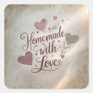 Homemade with Love Sticker