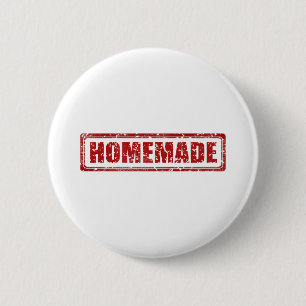 Homemade written 2 inch round button