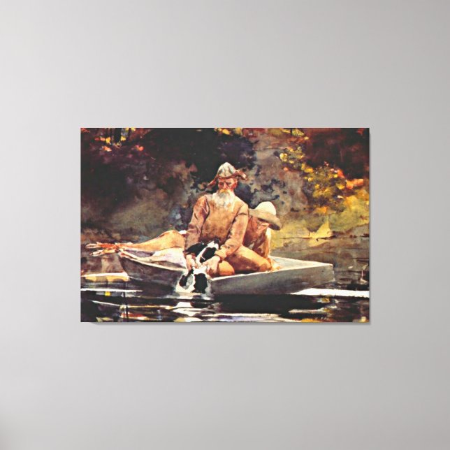 Homer - After the Hunt Canvas Print (Front)