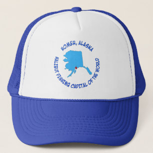Homer, Alaska Halibut Fishing Capital of the World Trucker Hat
