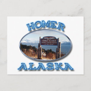 HOMER, ALASKA POSTCARD