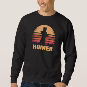 Homer Alaska Vintage Bear Ak Distressed 70s 80s Re Sweatshirt