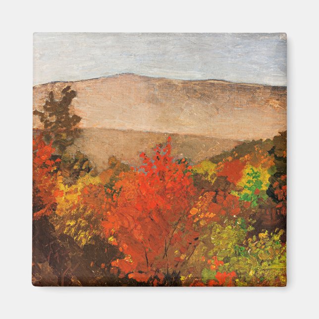 Homer - Autumn Treetops, famous painting Magnet (Front)