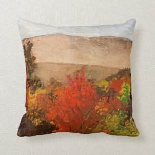 Homer - Autumn Treetops, famous painting Throw Pillow