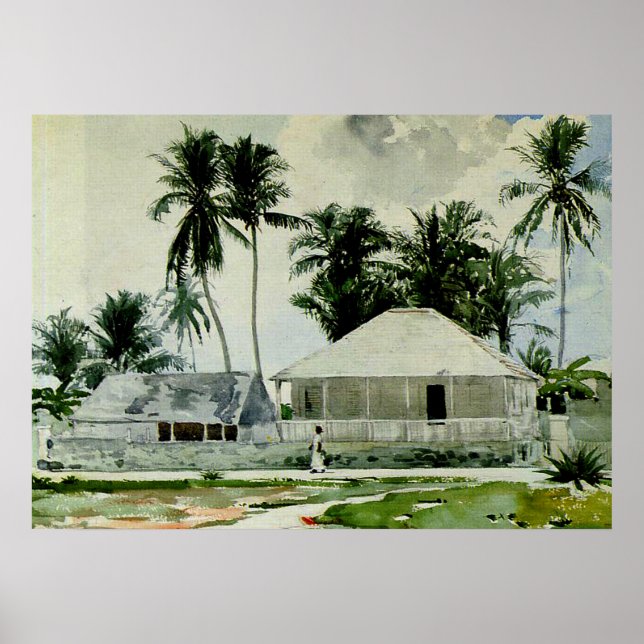 Homer - Cabins, Nassau Poster (Front)
