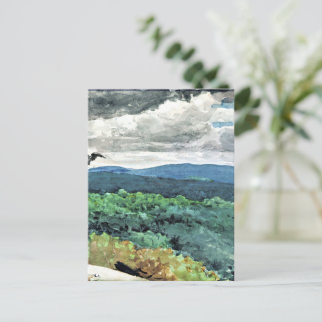 Homer - Hilly Landscape, Postcard (Standing Front)