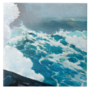 Homer - Northeaster, 1895 Tile