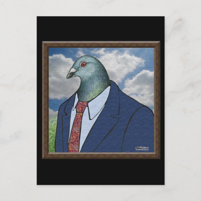 Homer Suit Framed Postcard (Front)