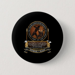 Homer The Iliad Rage Of Achilles Trojan War 2 Inch Round Button
