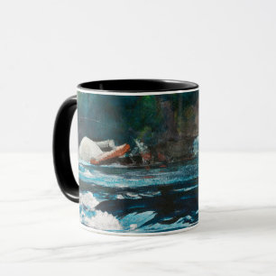 Homer - The Rapids, Hudson River, Adirondacks Mug
