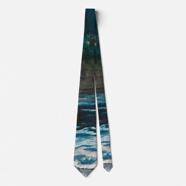 Homer - The Rapids, Hudson River, Adirondacks Tie (Front)