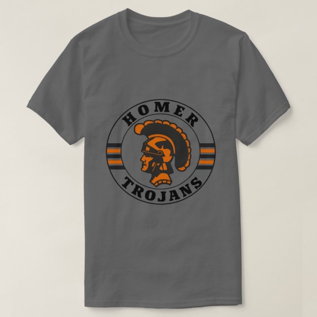 Homer Trojans T-Shirt (Design Front)