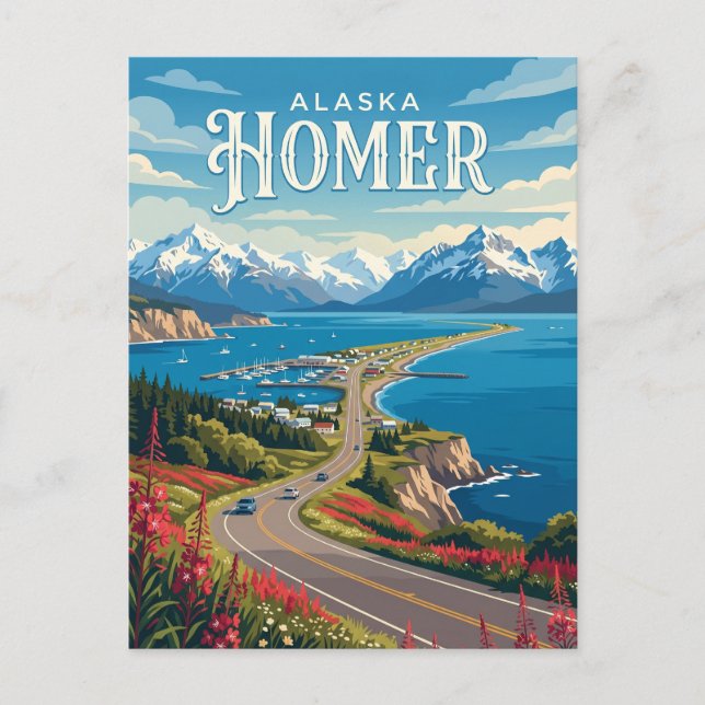 Homer USA Postcard (Front)