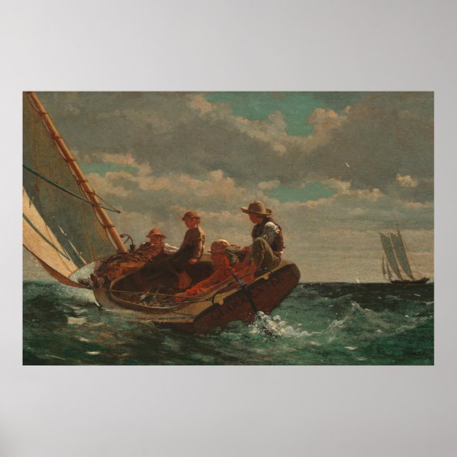 Homer Winslow Art Work Poster (Front)