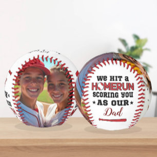 Homerun Dad Father’s Day Custom Photo from Kids Baseball