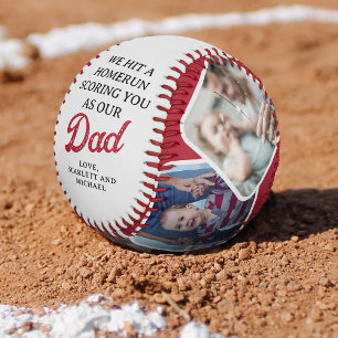 Homerun Dad Photo Collage Baseball