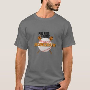 Homerun Football - Go Sports Funny Team Baseball P T-Shirt