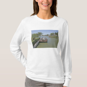 Homes and docks on canal Marco Island Florida T-Shirt