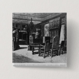 Homes of Victor Hugo 2 Inch Square Button