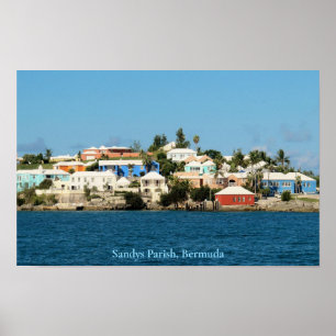 Homes on the Great Sound, Sandys Parish, Bermuda Poster