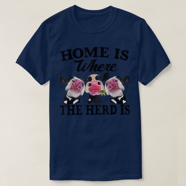 Home's Where The H  T-Shirt (Design Front)