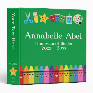 Homeschool Classroom Organization Portfolio Cute Binder