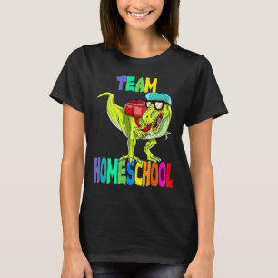 Homeschool Dinosaur T Rex Back To School T-Shirt
