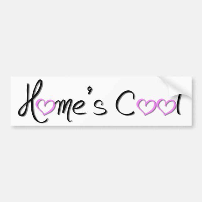Homeschool Home's Cool Bumper Sticker (Front)