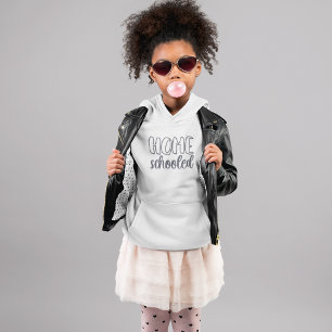 Homeschool Hoodie Trendy Script