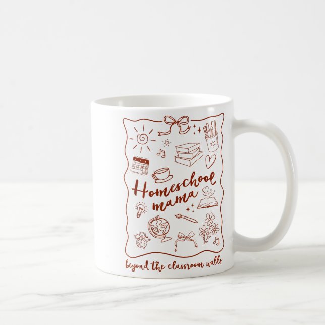 Homeschool Mama Homeschooling Beyond The Clroom Wa Coffee Mug (Right)