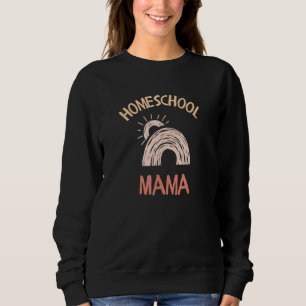 Homeschool Mama Homeschooling Mom Family Rainbow 1 Sweatshirt