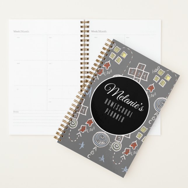 Homeschool Maman Enseigner Enfants Doodles Fun (Devant avec enveloppe)