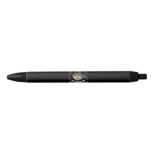 Homeschool Mom Powered by Caffeine and Jesus Black Ink Pen