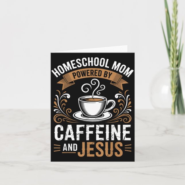 Homeschool Mom Powered Card (Front)