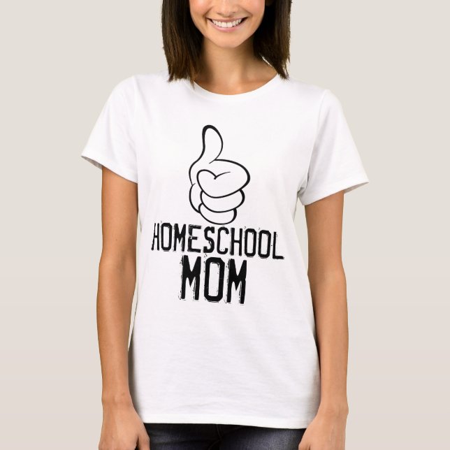 HOMESCHOOL MOM t-shirts (Front)
