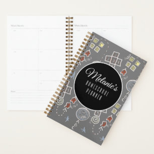 Homeschool Mom Teaching Childlike Doodles Fun Planner