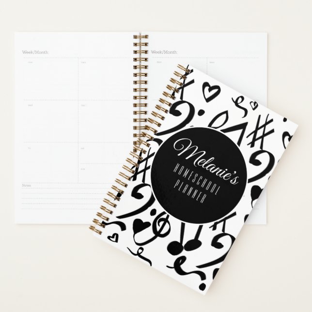 Homeschool Musique Musicien Motif de musique (Devant avec enveloppe)