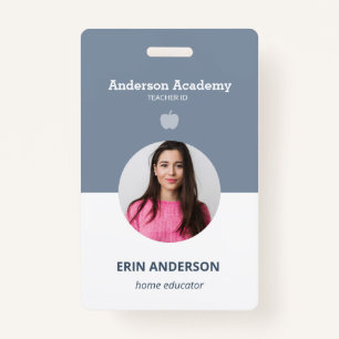 Homeschool Student or Teacher Parent Photo ID Badge