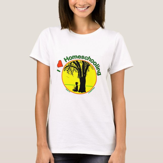 Homeschool T-shirt Womens (Front)