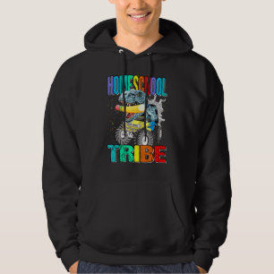 Homeschool Tribe Monster Truck Dinosaur Hoodie